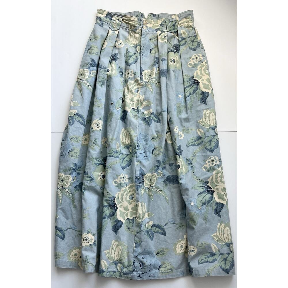Vintage Banana Republic floral skirt 🌿💙